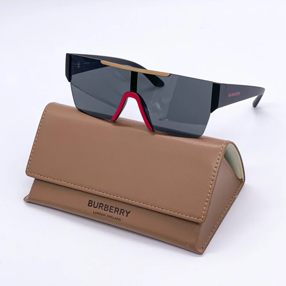 NEW BURBERRY BE4291 3964/87 SHIELD SUNGLASSES BURBERRY B 4291